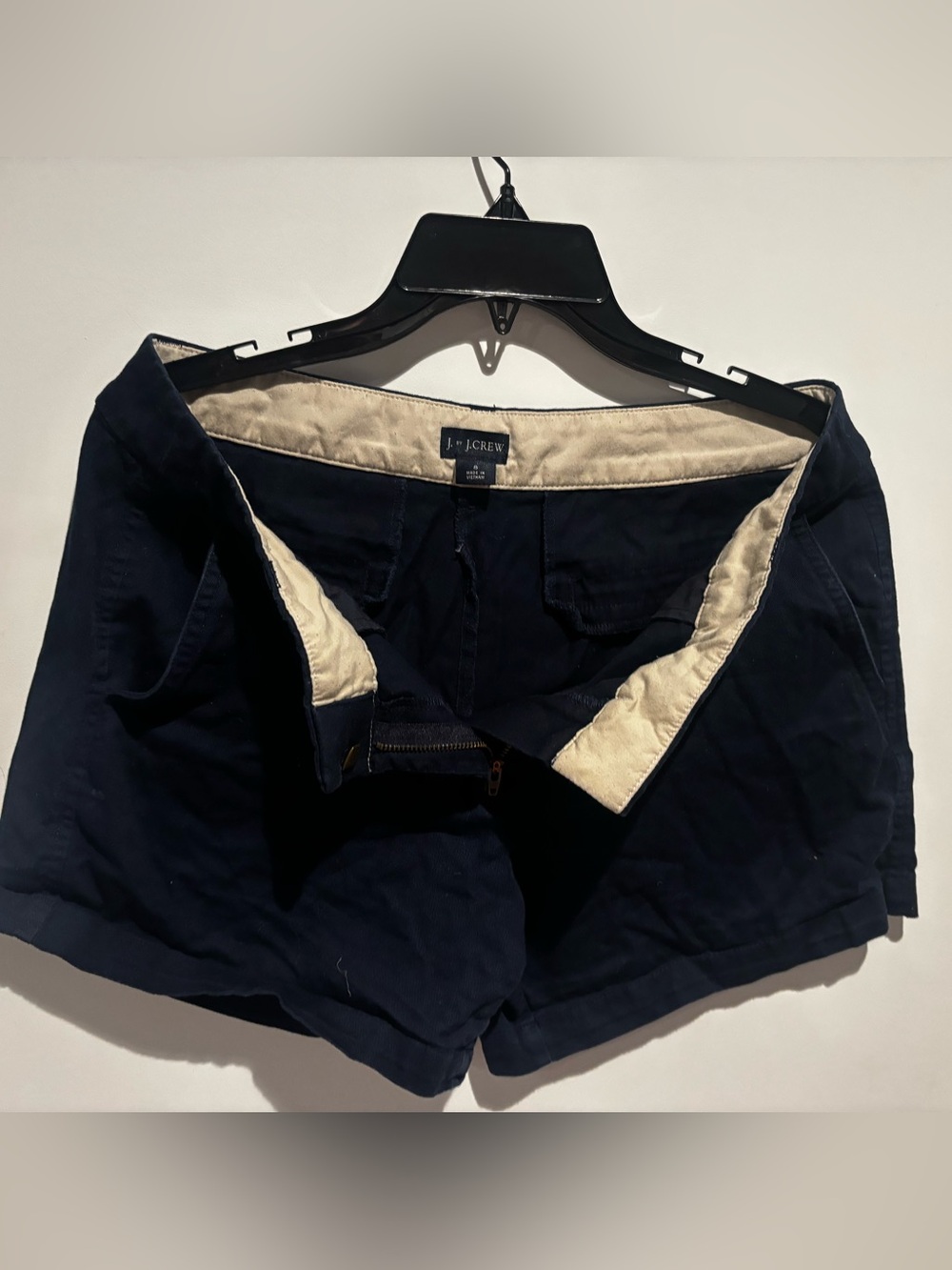 J. Crew Navy Cotton 3in Shorts